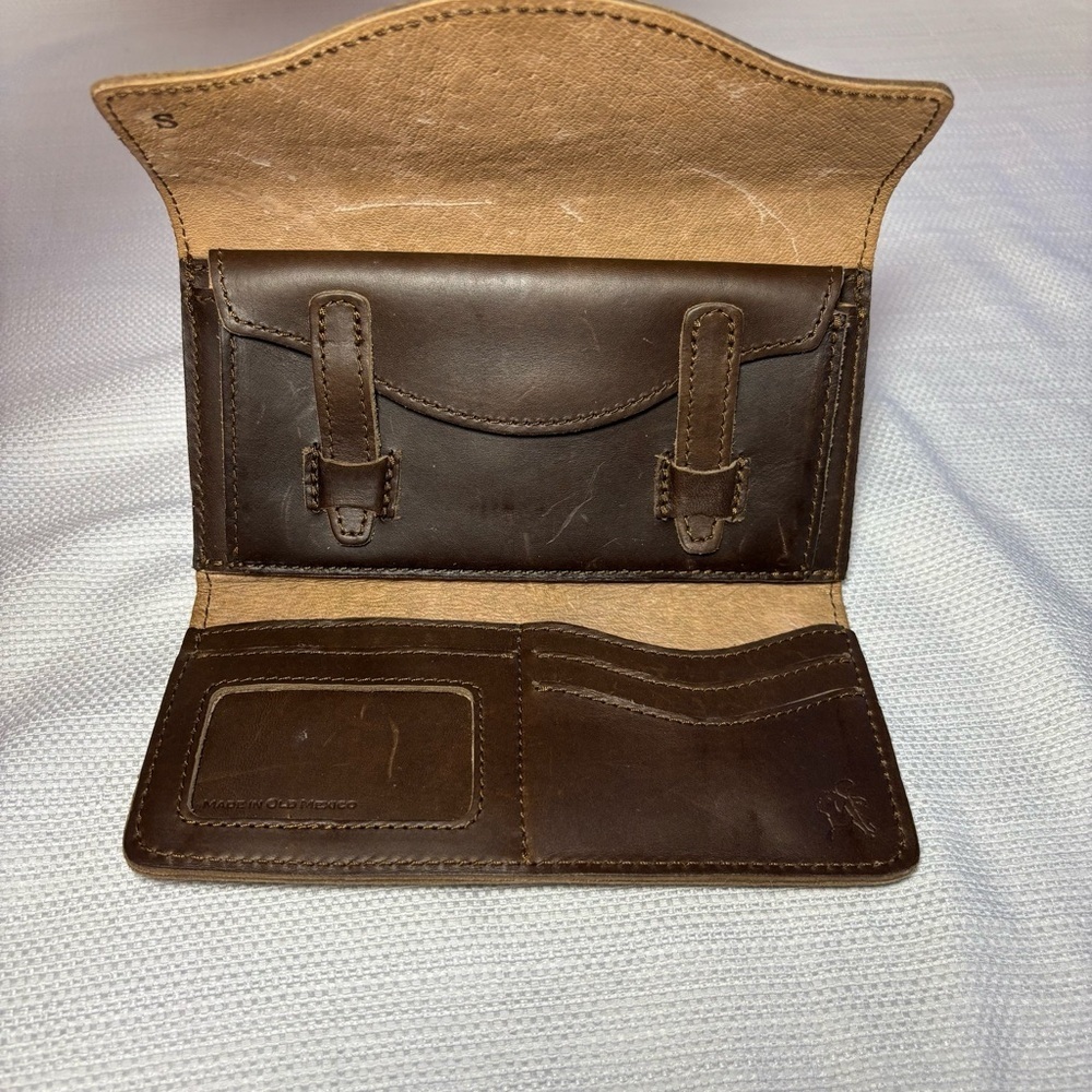 Saddleback On The Go Leather Wallet Dark Brown UNISEX - Picture 4 of 10